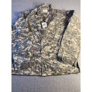 Mens Army Military Battle Dress Digital BDU‎ Camouflage Top Jacket Shirt XL-R